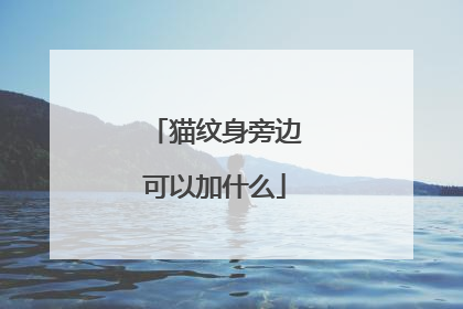 猫纹身旁边可以加什么