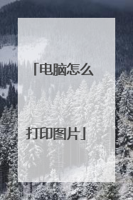 电脑怎么打印图片