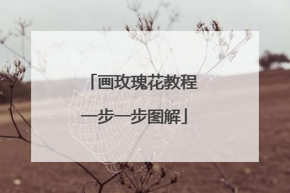 画玫瑰花教程一步一步图解