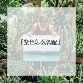 紫色怎么调配