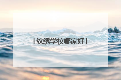 纹绣学校哪家好