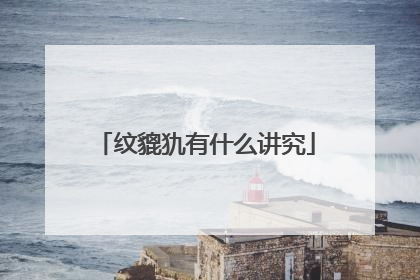 纹貔犰有什么讲究