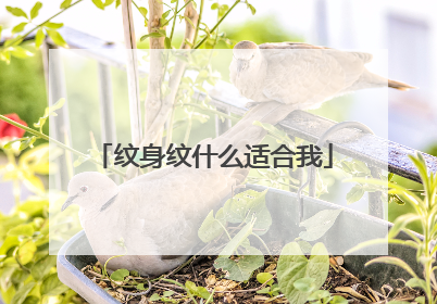 纹身纹什么适合我