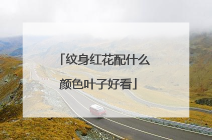 纹身红花配什么颜色叶子好看