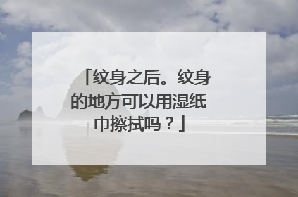 纹身之后。纹身的地方可以用湿纸巾擦拭吗？