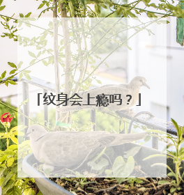 纹身会上瘾吗？