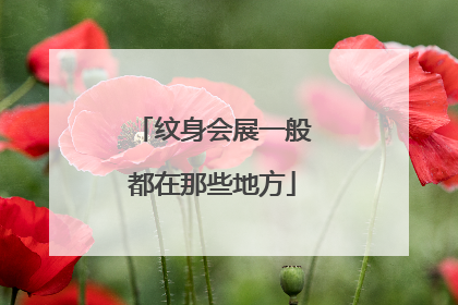 纹身会展一般都在那些地方