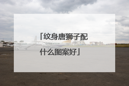 纹身唐狮子配什么图案好