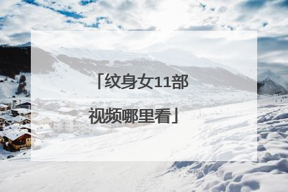 纹身女11部视频哪里看