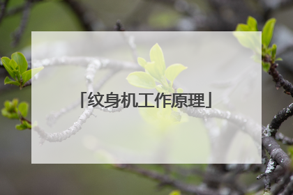 纹身机工作原理