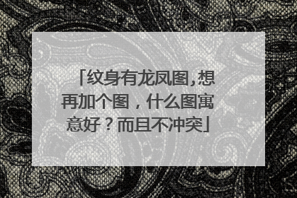 纹身有龙凤图,想再加个图，什么图寓意好？而且不冲突