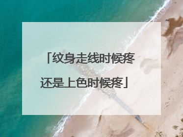 纹身走线时候疼还是上色时候疼