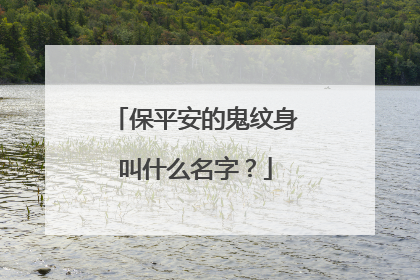 保平安的鬼纹身叫什么名字？