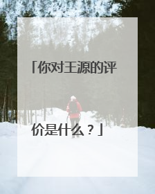 你对王源的评价是什么？