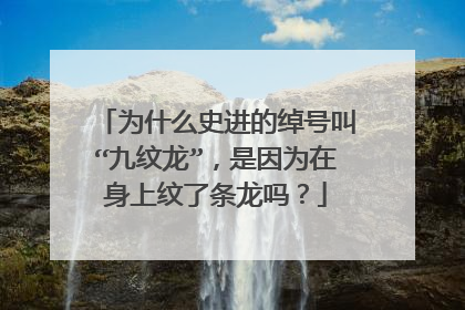 为什么史进的绰号叫“九纹龙”，是因为在身上纹了条龙吗？