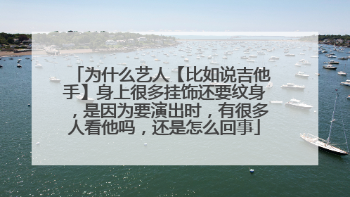 为什么艺人【比如说吉他手】身上很多挂饰还要纹身，是因为要演出时，有很多人看他吗，还是怎么回事