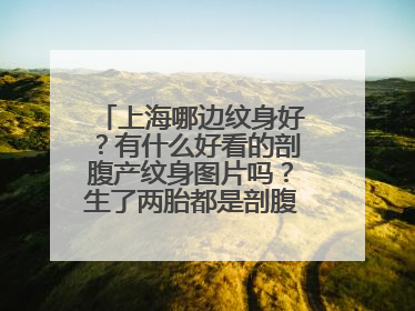 上海哪边纹身好？有什么好看的剖腹产纹身图片吗？生了两胎都是剖腹产，疤痕已经长好了，想用纹身遮盖？