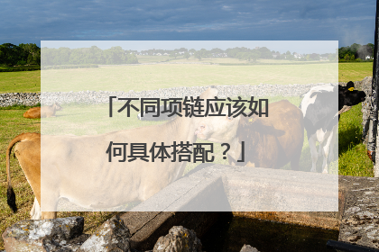 不同项链应该如何具体搭配？