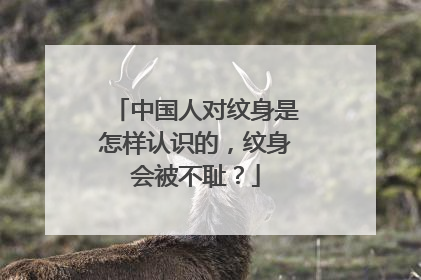 中国人对纹身是怎样认识的,纹身会被不耻?