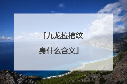 九龙拉棺纹身什么含义