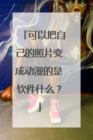 可以把自己的照片变成动漫的是软件什么？