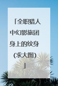 全职猎人中幻影旅团身上的纹身(求大图)