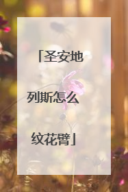 圣安地列斯怎么纹花臂