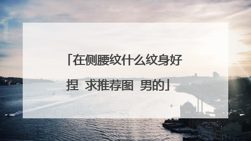 在侧腰纹什么纹身好捏 求推荐图 男的