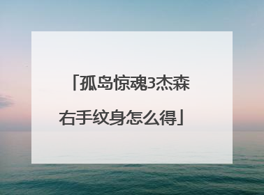 孤岛惊魂3杰森右手纹身怎么得