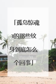 孤岛惊魂3的那些纹身到底怎么个回事