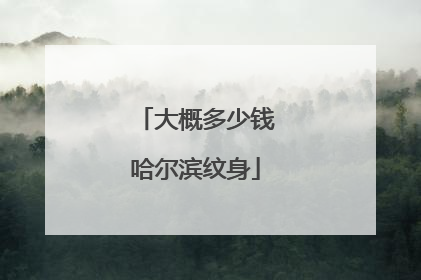 大概多少钱哈尔滨纹身