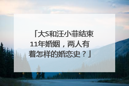大S和汪小菲结束11年婚姻，两人有着怎样的婚恋史？