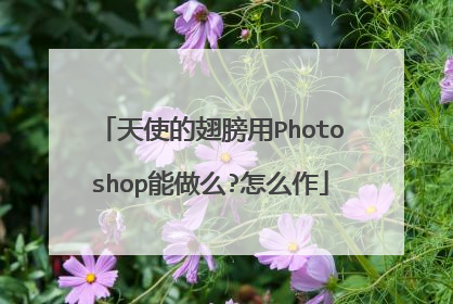 天使的翅膀用Photoshop能做么?怎么作