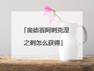 奥德赛阿刺克涅之刺怎么获得