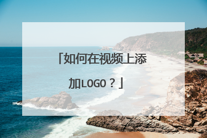 如何在视频上添加LOGO？