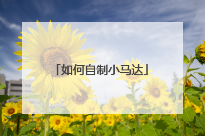 如何自制小马达