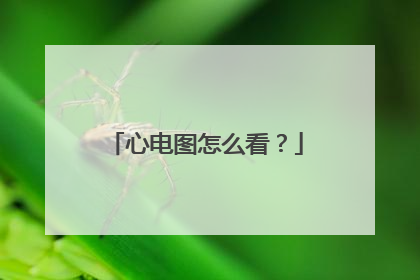 心电图怎么看？