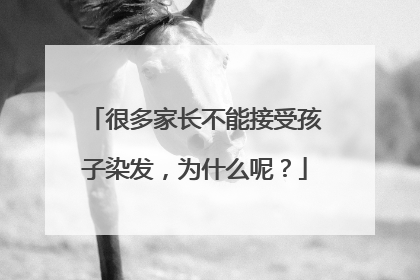 很多家长不能接受孩子染发，为什么呢？