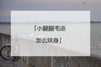 小腿腿毛重 怎么纹身