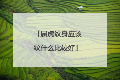 属虎纹身应该纹什么比较好