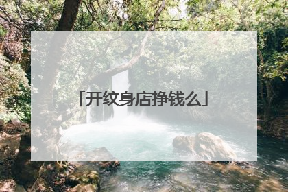 开纹身店挣钱么