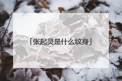 张起灵是什么纹身