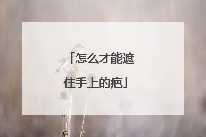 怎么才能遮住手上的疤