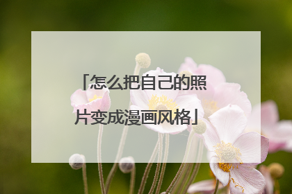 怎么把自己的照片变成漫画风格