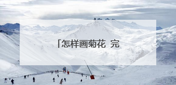 怎样画菊花 完整作品画法介绍