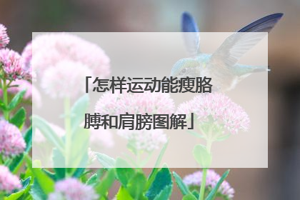 怎样运动能瘦胳膊和肩膀图解