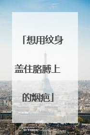 想用纹身盖住胳膊上的烟疤