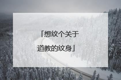 想纹个关于道教的纹身