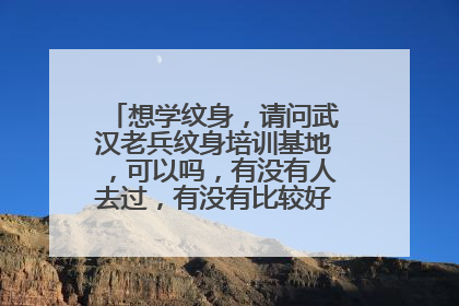 想学纹身，请问武汉老兵纹身培训基地，可以吗，有没有人去过，有没有比较好的纹身培训基地