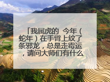 我属虎的 今年（蛇年）在手臂上纹了条邪龙，总是走霉运，请问大师们有什么方法帮我不怎么走霉运呢？
